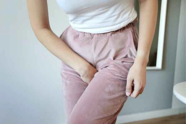 woman running for the toilet because of urinary incontinence Hampstead Garden Suburb